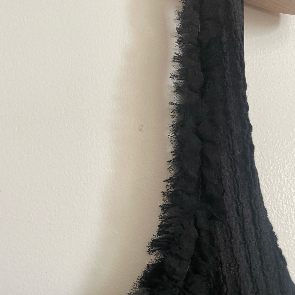 Mirror Palais Black Ribbed Sleeveless Midi Dress - Picture 8 of 8